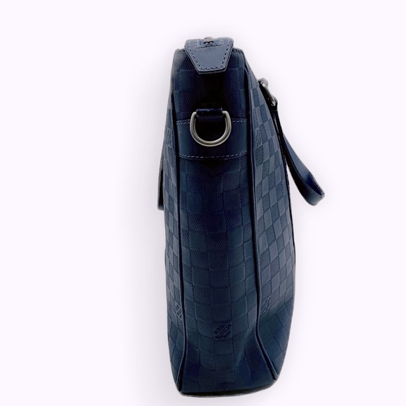 Auth Louis Vuitton Large LV Tadao PM Neptune Blue Damier Infini Tote Bag - Picture 7 of 14